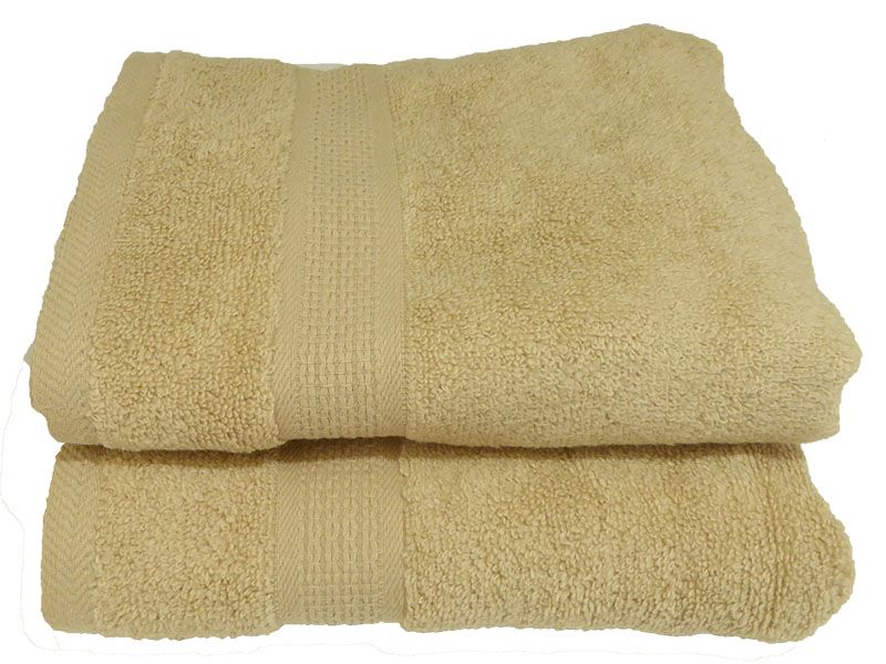 Elegant 380 GSM Zero Twist Hand Towels - 050x090cms - 2 Piece, Quick Dry