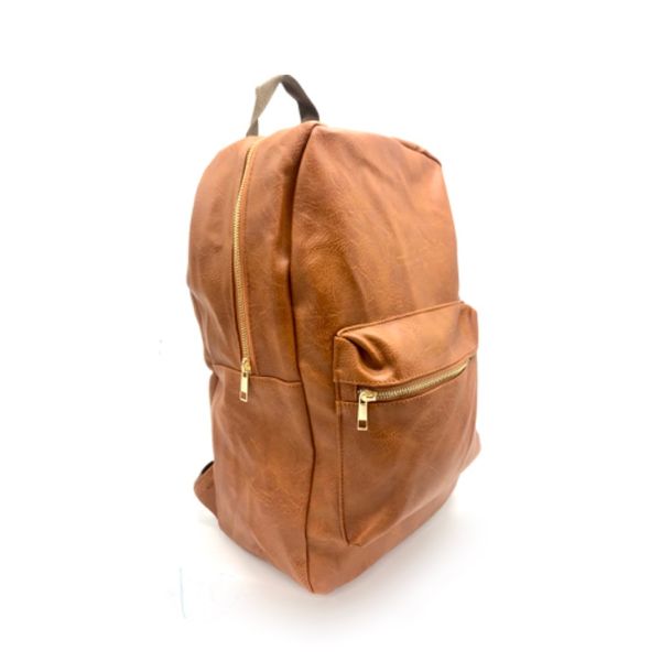 FCG Faux Leather Backpack