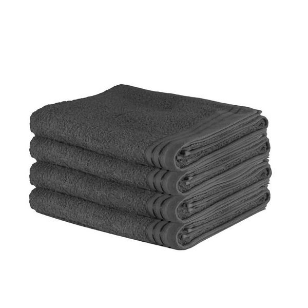 Cotton Towel Bath Sheet - 4 Pack - Grey