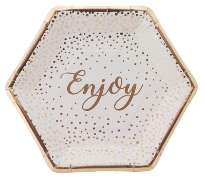 Luxury Hot Foiled Party Plates