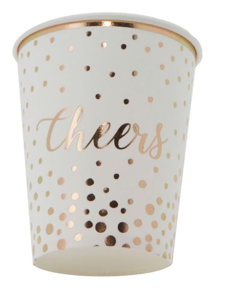 Luxury Hot Foiled Party Cups