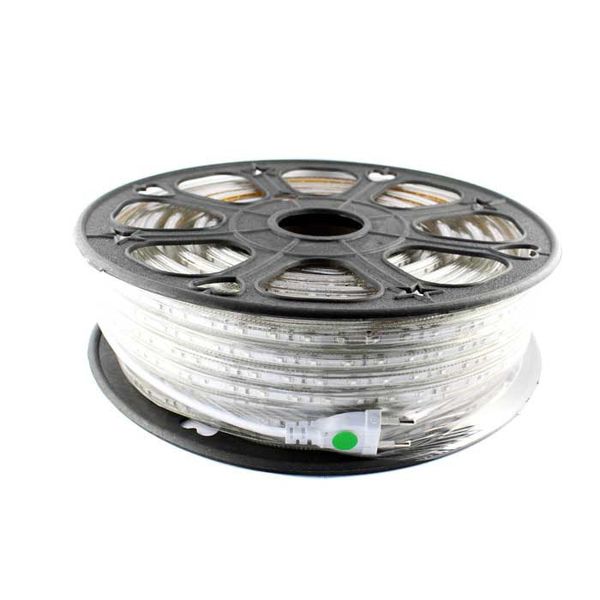 Bright 100m 220V IP67 LED Strip Light+10 Connectors - Warm White