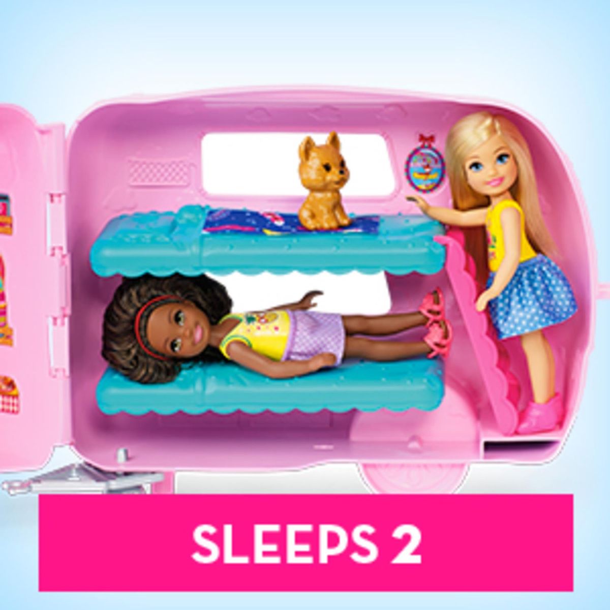 Barbie club chelsea camper playset with chelsea discount doll