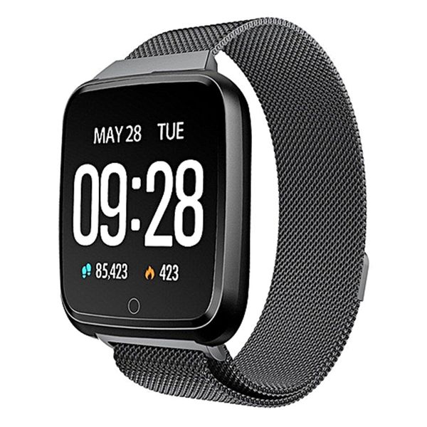 Y7 Fitness Tracker Smart Sport Watch Aluminium Soft Band