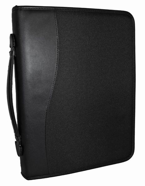 Fino SK-PF012 Faux leather Business Folder/Organiser/Portfolio - Black