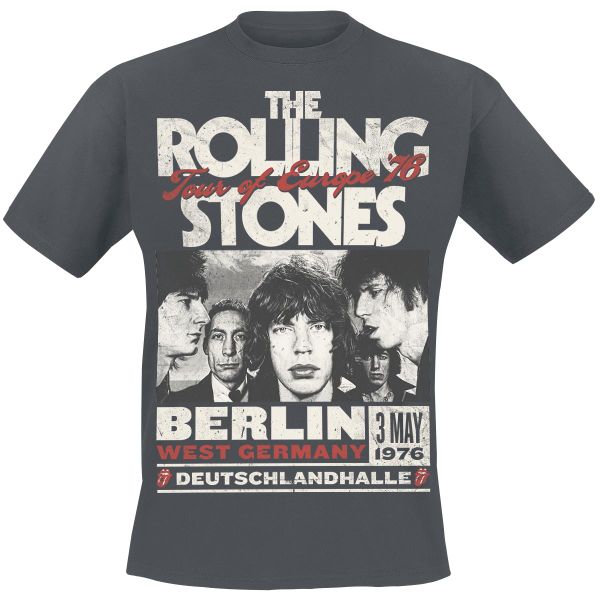 Rock Ts The Rolling Stones Europe 76
