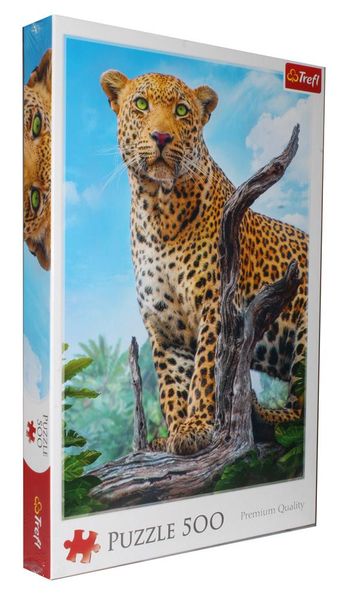 Trefl-500 pc Puzzle Leopard on a Tree