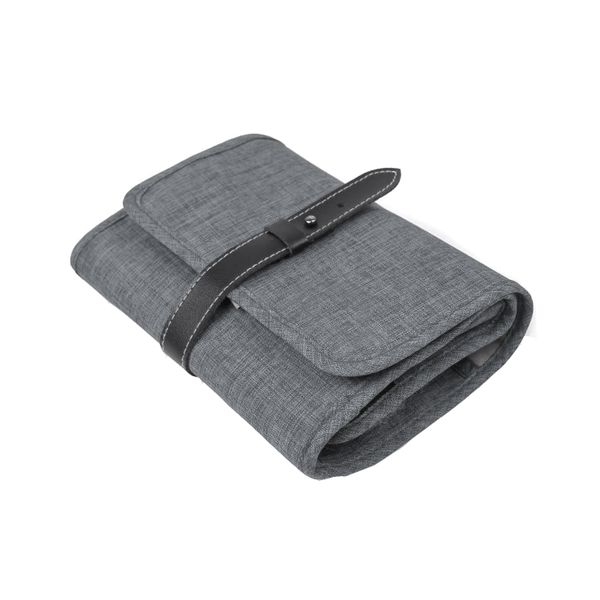Compact Travel Cable Organizer Portable Electronics Accessories Bag-Blue