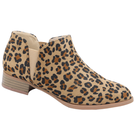 leopard ankle boots uk