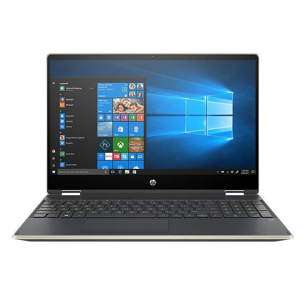 HP Pavilion x360 i3-8145U Windows 10 Home 15.6" Notebook - Pale Gold
