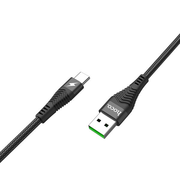 Hoco 5A Flash Fast Charging Data Cable with Type-C Connector