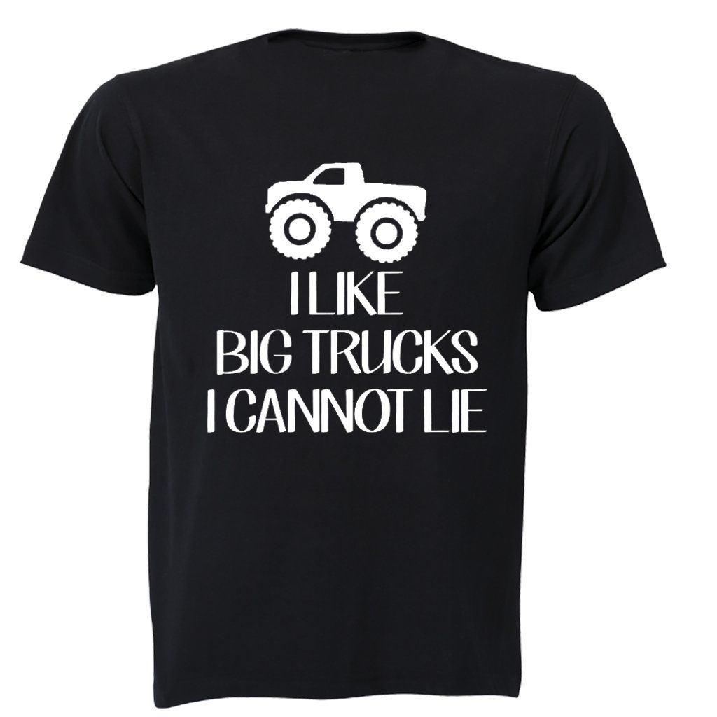 I Like Big Trucks - Kids T-Shirt - Black | Shop Today. Get it Tomorrow ...