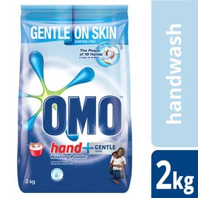 OMO Gentle Hand Washing Powder 2Kg (Pack of 9) | Shop Today. Get it ...