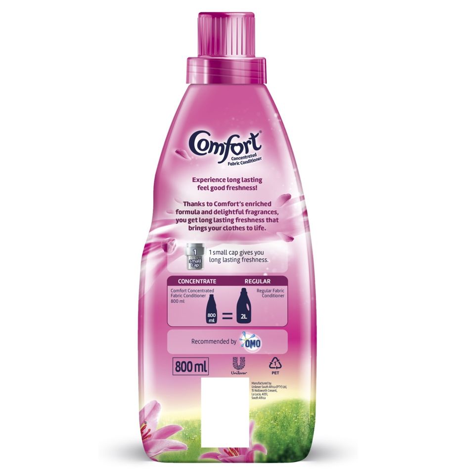 COMFORT Elegance Concentrated Fabric Conditioner 800ml (Pack of 12