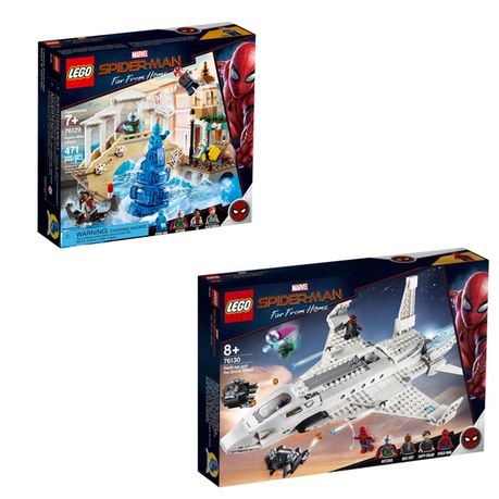 lego spider man far from home