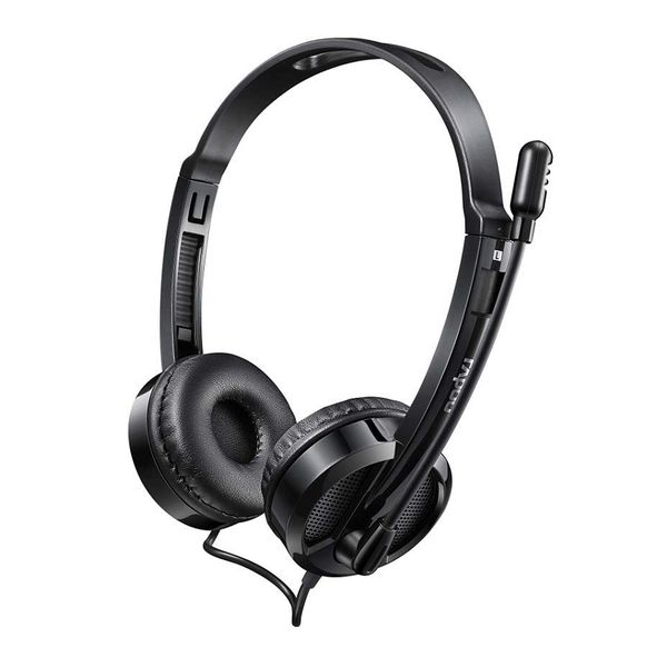 Rapoo H120 Wired USB Stereo Headset - Black