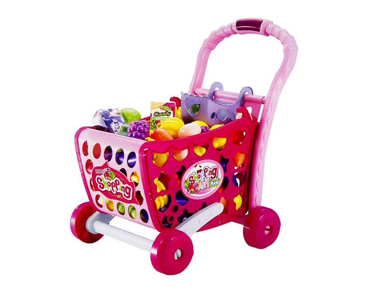 Shopping Cart Play Set - Pink