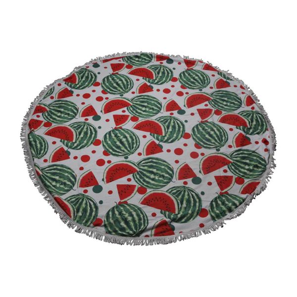 Launch Republic Watermelons Round Beach Towel