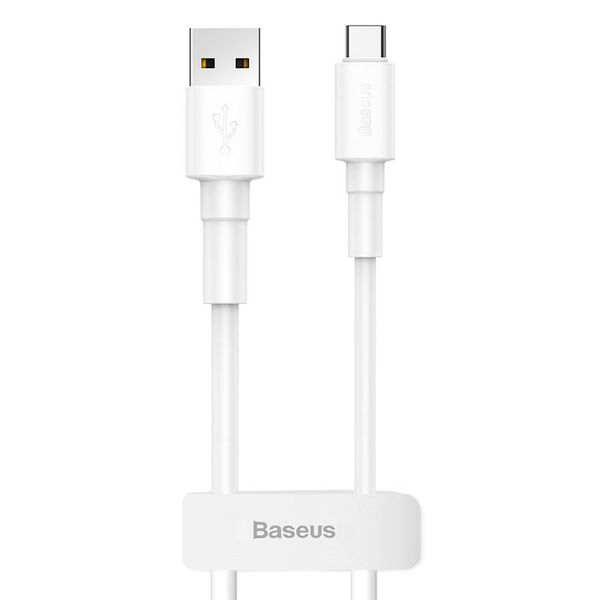 Baseus 1m - 3A Mini White Series USB Type-A 2.0 to Type-C Cable