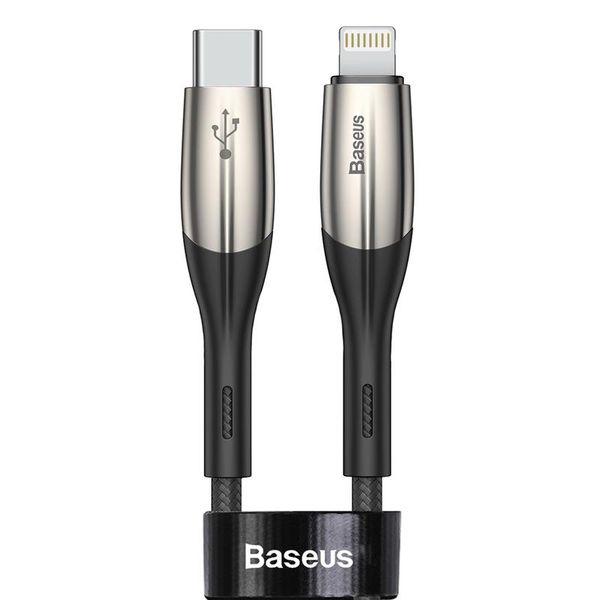 Baseus 1m - 2.4A Horizontal USB Type-C 2.0 to Lightning 18W PD Cable