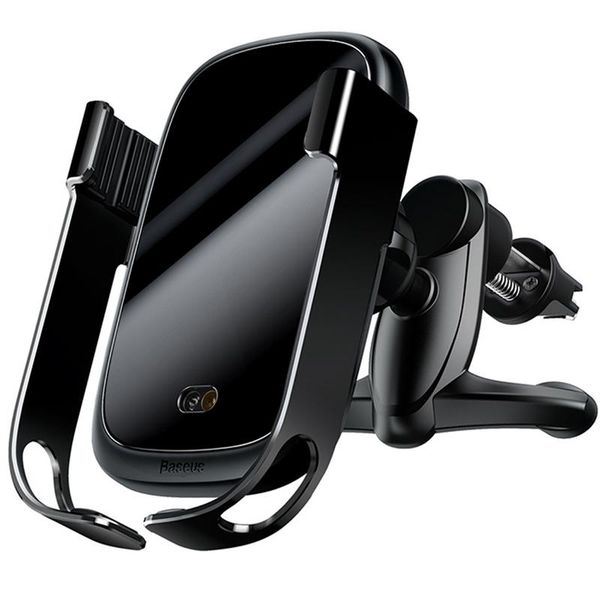 Baseus Rocksolid Infrared Wireless Charger Motorised AC Vent Phone Holder