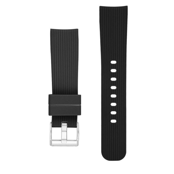 Killer Deals 20mm Silicone Strap for Samsung Galaxy SM-R810- Black- M/L