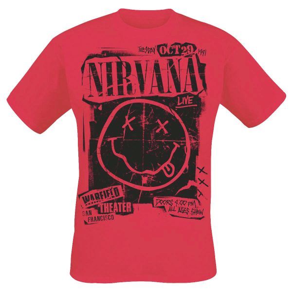 Rock Ts Nirvana Band Poster