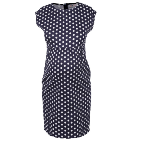 Foxy Mama navy blue polka dot dress | Shop Today. Get it Tomorrow ...