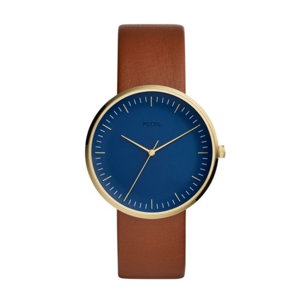 Fossil Essentialist Brown Leather Watch - FS5473