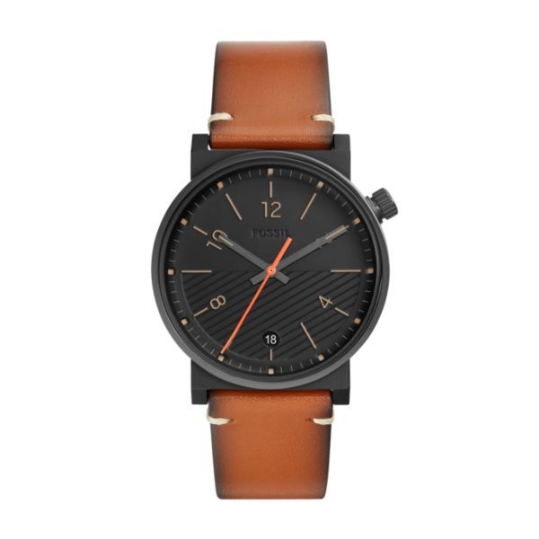 Fossil Barstow Brown Leather Watch - FS5507
