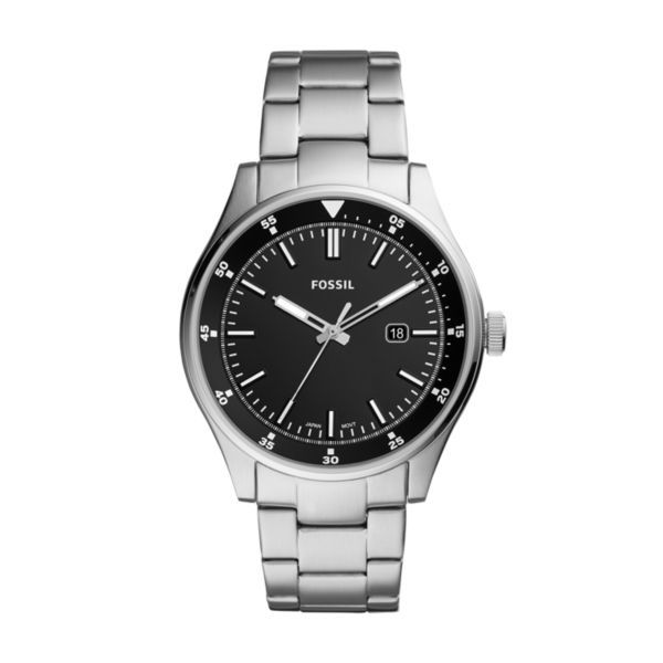 Fossil Belmar Silver Stainless Steel Watch - FS5530
