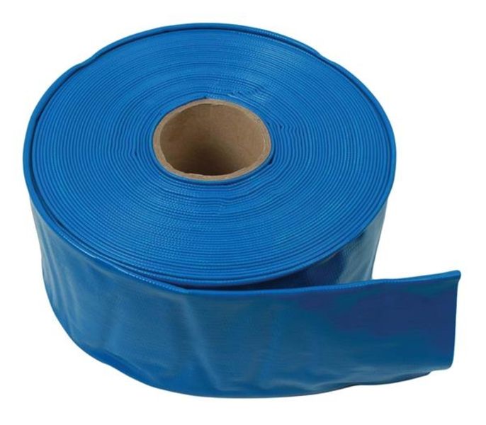 PVC Flat Hose - 50mm x 20 Meter Roll - Blue