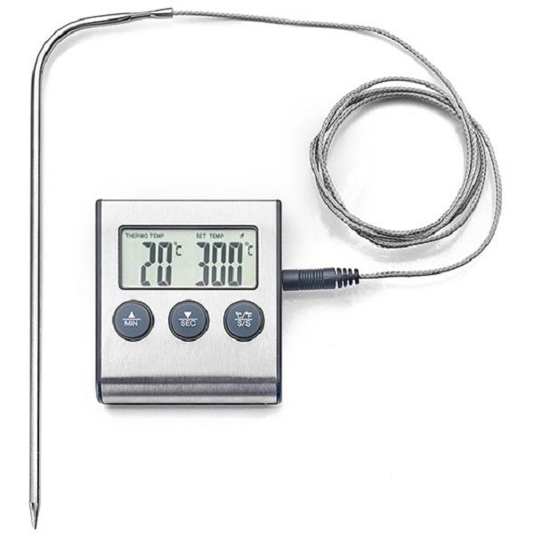 Ibili Kitchen Aids Magnetic Digital Thermometer With Probe