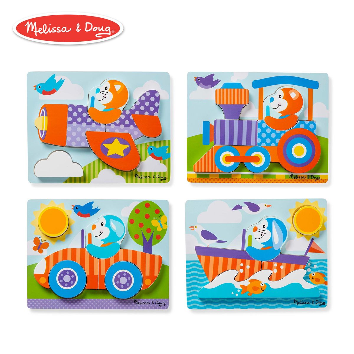 Melissa Doug First Play Jigsaw Puzzle Set Vehicles Shop Today Get   000772301336 1 Zoom 