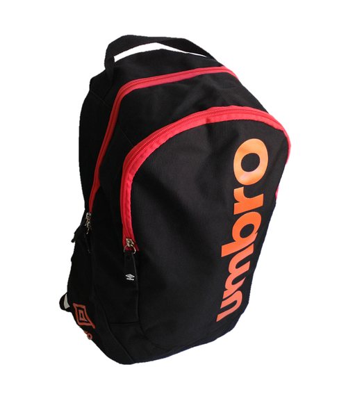 Umbro Sports Backpack Black / Fiery Coral