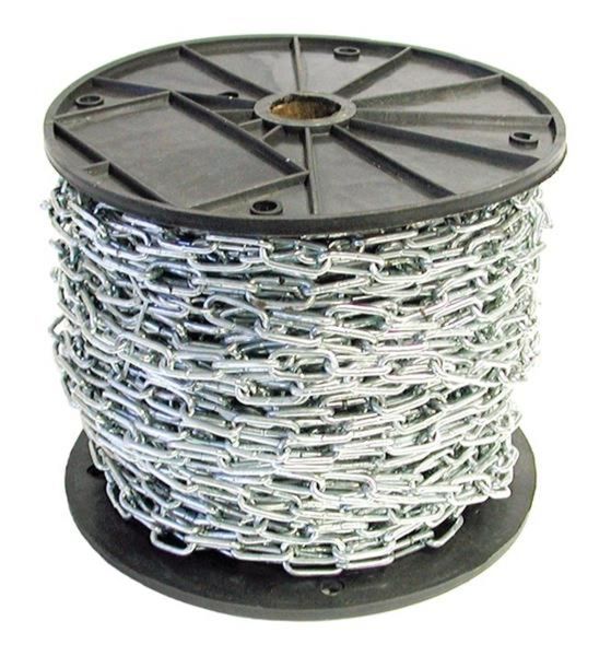 Galvanised Medium Link Anchor Chain - 3mm x 30 Meter Roll