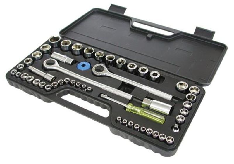Drive Socket Set 52 Piece 1/4.3/8.1/2