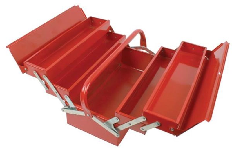 5 Tray Toolbox 410x200x210mm