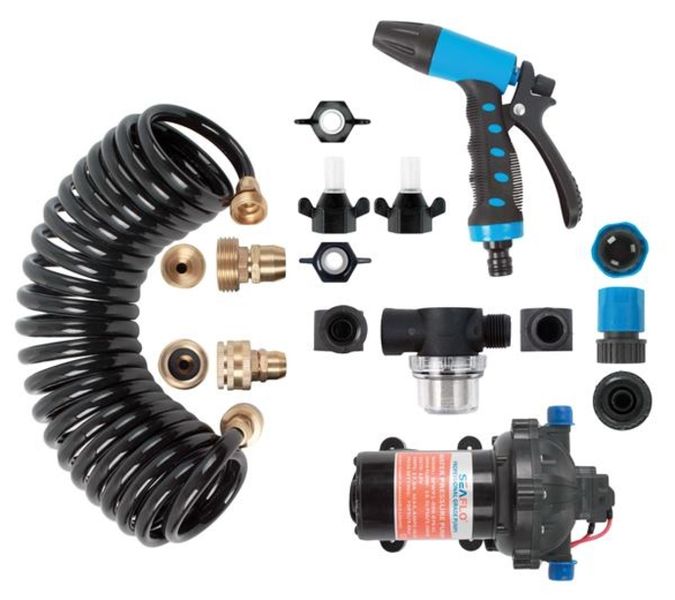 Seaflo 12 Volt 7 Piece Washdown Pump Kit