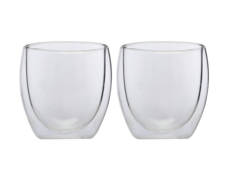Maxwell and Williams Blend Double-Wall Cup 250ml - Set of 2