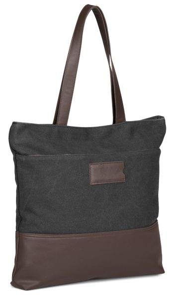 Hamilton Canvas Tote Bag - Charcoal
