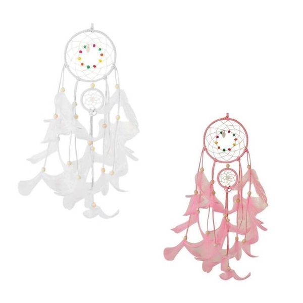 Dream Catcher with White &amp; Blue