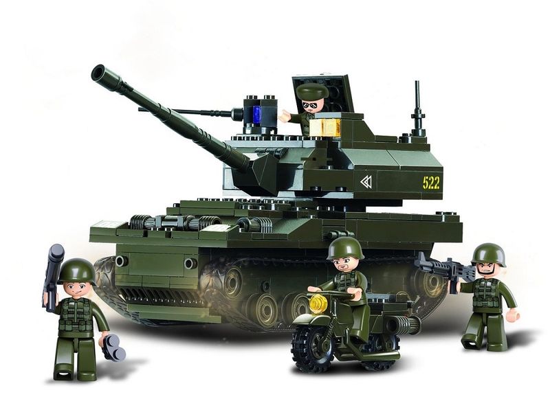 Sluban Land Forces (258 Pcs) K9 Tank
