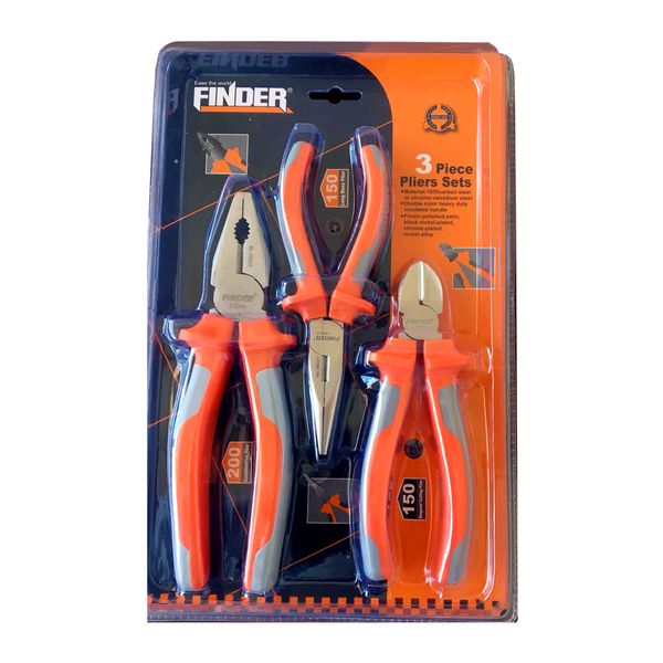 Finder 3-Piece Plier Tool Set