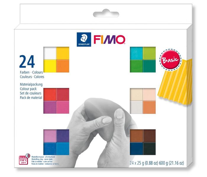 Staedtler Fimo Soft Modeling Clay Basic Set of 9