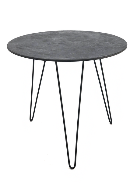 George &amp; Mason Pewter Hairpin Side Table