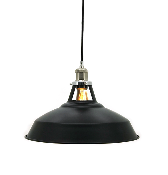 George &amp; Mason - Pandane Pendant - Black &amp; Chrome