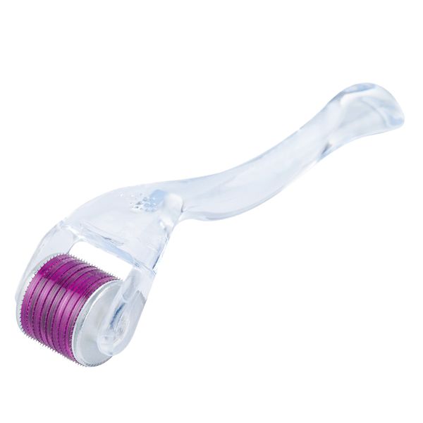 0.25mm 540 Titanium Microneedles Skin Roller - Clear &amp; Purple