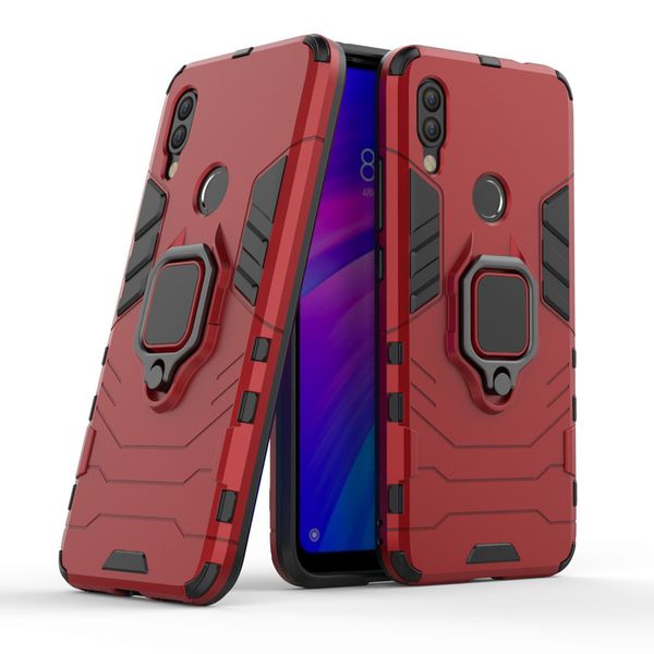 Kickstand Ring Stand Tiger Armor Compatiable With Xioami Redmi 7 Red