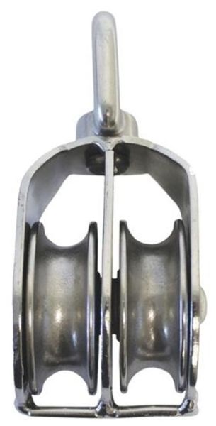 Double Swivel Pulley - Stainless Steel - 50mm Wheel